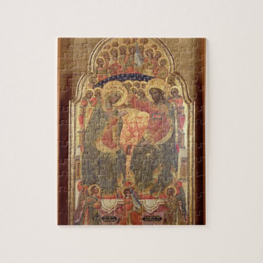 ヴァージンの即位、1372年 ジグソーパズル (縦)