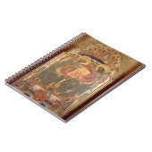 ヴァージンの即位、1372年 ノートブック (左側)