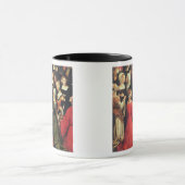 ヴァージンの即位、1513年(パネル) (detの油 マグカップ (中央)