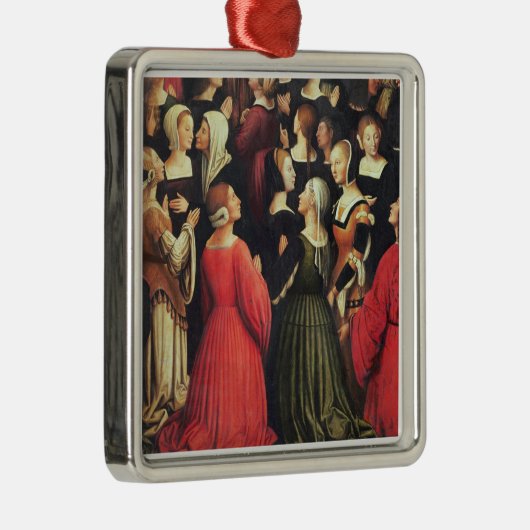 ヴァージンの即位、1513年(パネル) (detの油 メタルオーナメント (右)