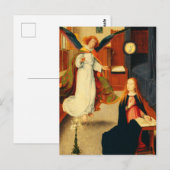 ヴァージンの受胎告知Mary by Gerard David ポストカード (正面/裏面)