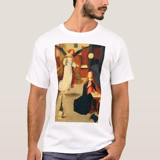 ヴァージンの受胎告知Mary by Gerard David Tシャツ (正面)