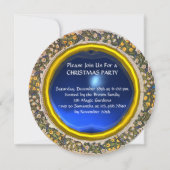 ヴァージンの子供と天使のフローラクラウンクリスマス 招待状 (裏面)