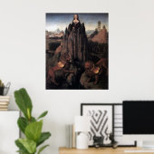 ヴァージンの寓話 – Hans Memling - c1480 ポスター (ホームオフィス)