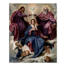 ヴァージンの戴冠式メアリー宗教イエス三位一体