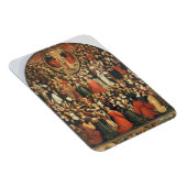 ヴァージンの戴冠式1513 (油パネル) マグネット (右側)