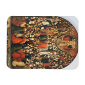 ヴァージンの戴冠式1513 (油パネル) マグネット (横)