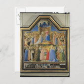 ヴァージンの戴冠式， c.1430-32 ポストカード (正面/裏面)