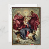 ヴァージンの戴冠式, c.1641-42 ポストカード (正面/裏面)