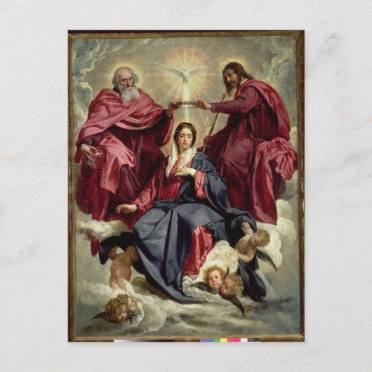 ヴァージンの戴冠式, c.1641-42 ポストカード (正面)