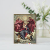 ヴァージンの戴冠式, c.1641-42 ポストカード (スタンド正面)