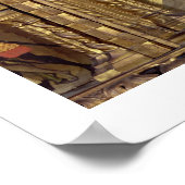 ヴァージンの戴冠(ポリプチチの詳細) ポスター (角)