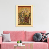 ヴァージンの拡大キャンバス印刷の戴冠 キャンバスプリント (インサイチュ (リビング))