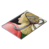 ヴァージンの結婚、の1つを示す詳細 ノートブック (左側)