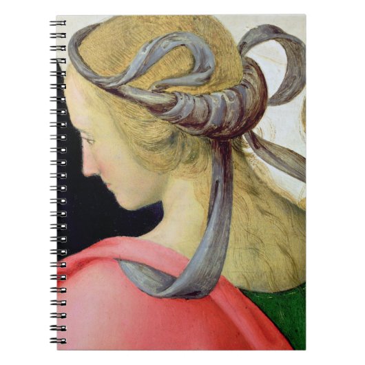 ヴァージンの結婚、の1つを示す詳細 ノートブック (正面)