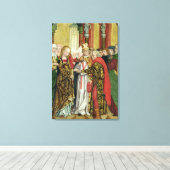 ヴァージンの結婚，ドーム祭壇から， 1499 キャンバスプリント (インサイチュ (ウッドフロア))