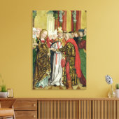 ヴァージンの結婚，ドーム祭壇から， 1499 キャンバスプリント (インサイチュ (リビング))