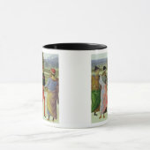 ヴァージンの結婚、4人の詳細 マグカップ (中央)