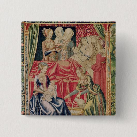 ヴァージンの誕生 缶バッジ (正面)