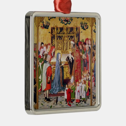 ヴァージンの7つの喜びの祭壇の背後の飾り メタルオーナメント (右)