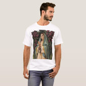 ヴァージンのTシャツとしてのHind alqahtani Tシャツ (正面フル)