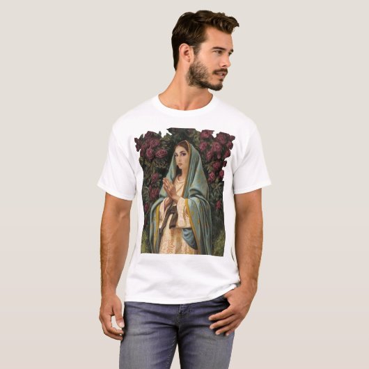 ヴァージンのTシャツとしてのHind alqahtani Tシャツ (正面フル)