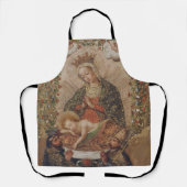 ヴァージンはキリストの子のクリスマスを崇拝 エプロン (正面)