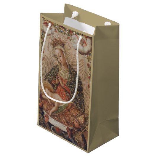 ヴァージンはキリストの子のクリスマスを崇拝 スモールペーパーバッグ (裏面アングル)