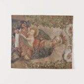 ヴァージンはキリストの子のクリスマスを崇拝 タペストリー (正面(横))