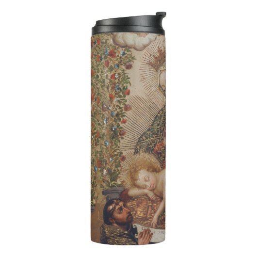 ヴァージンはキリストの子のクリスマスを崇拝 タンブラー (回転左)