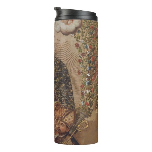 ヴァージンはキリストの子のクリスマスを崇拝 タンブラー (回転右)