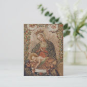 ヴァージンはキリストの子のクリスマスを崇拝 ポストカード (スタンド正面)
