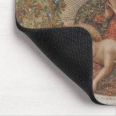 ヴァージンはキリストの子のクリスマスを崇拝 マウスパッド (コーナー)