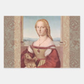 ヴァージンはキリストの子のクリスマスを崇拝 ラッピングペーパーシート (正面3)