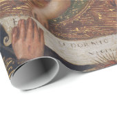 ヴァージンはキリストの子のクリスマスを崇拝 ラッピングペーパー (ロールコーナー)