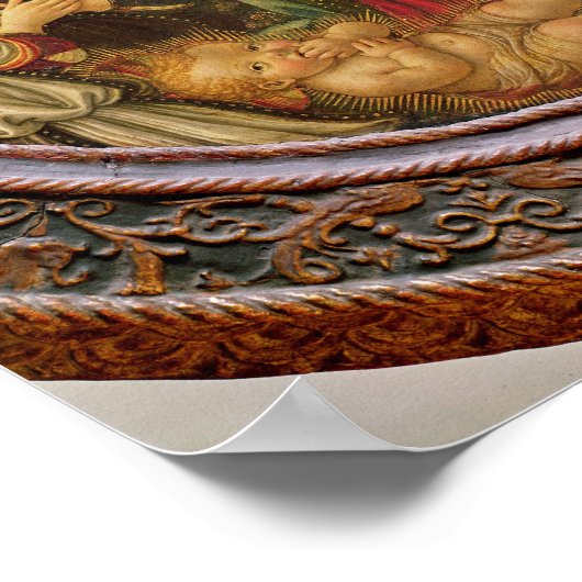 ヴァージンはキリストの子を慕う ポスター (角)