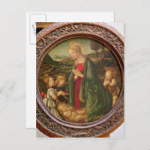 ヴァージンはキリストの子を慕う ポストカード (正面/裏面)