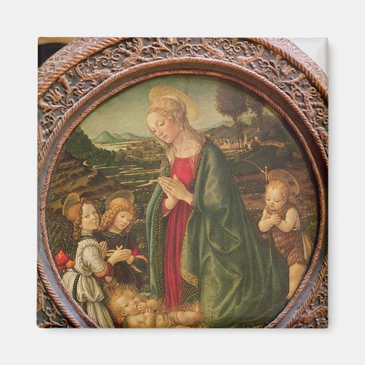 ヴァージンはキリストの子を慕う マグネット (正面)