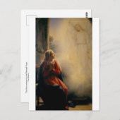 ヴァージンへの賛美受胎告知、カール・ブロッホ ポストカード (正面/裏面)