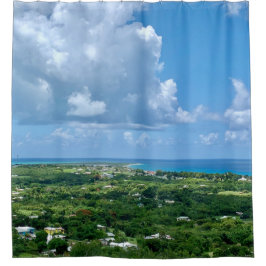 ヴァージンアイランズセントクロワサンディポイントUSVIトロピカル シャワーカーテン