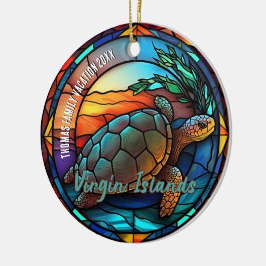 ヴァージンアイランズバケーションサミナリー セラミックオーナメント (左)