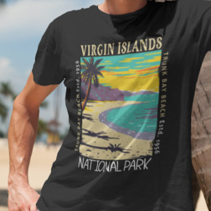ヴァージンアイランズ国立公園トランクベイ Tシャツ