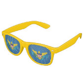 ヴァージンアイランダーコート・オブ・アームズ レトロサングラス (アングル)