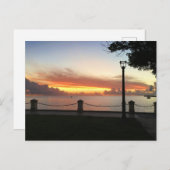 ヴァージンアイランドサンセットセントクロワUSVI ポストカード (正面/裏面)