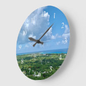 ヴァージンアイランドセントクロワサンディポイントUSVI ラージ壁時計 (傾斜)