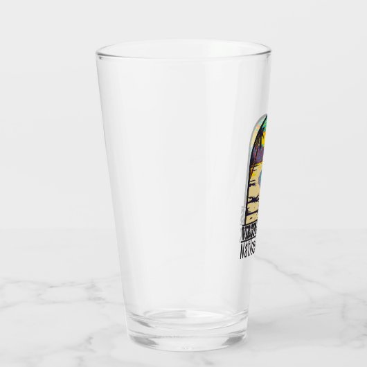 ヴァージンアイランドナショナルパークトランクベイビーチ タンブラーグラス (右)