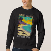 ヴァージンアイランドナショナルパークトランクベイ動揺して スウェットシャツ (正面)