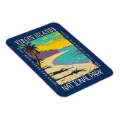 ヴァージンアイランドナショナルパークトランクベイ動揺して マグネット (右側)