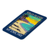 ヴァージンアイランドナショナルパークトランクベイ動揺して マグネット (左側)