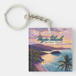 ヴァージンアイランドナショナルパークビーチセントジョン キーホルダー